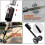 Patio Weed Tool with Wheels, Adjustable Connector for Cleaning Between Slabs and Driveways 5