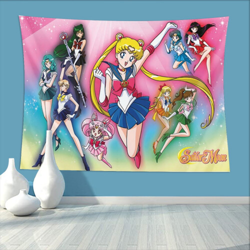 Sailor Moon Tapestry 42 x 24 in Polyester 2
