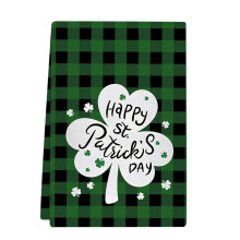 St. Patrick's Day Kleeblatt-Handtuch, 17,7 x 26 Zoll