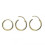 9k Gold 10mm Segment Hoop Nose Ring 1