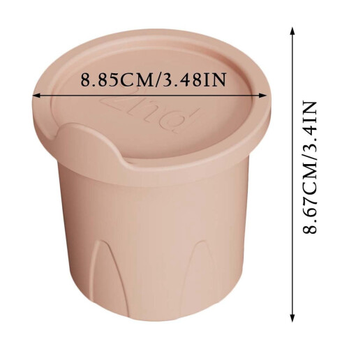 Silikon-Eiswürfelform mit Deckel – Hohlzylinderformen 2