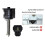 Buse d'extrusion en acier trempé compatible avec Bambu Lab A1 A1 Mini 0,2 mm pour impression 3D 3
