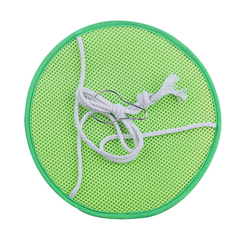 Reptile Swing Hammock Durable Stable Lizard Hanging Bed for Small Pet Green Mesh 1