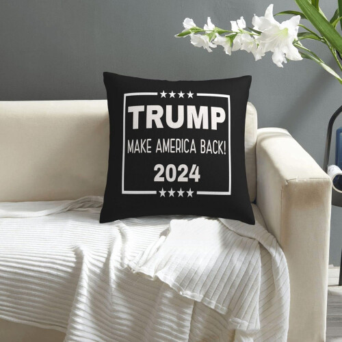 Trump2024 Kussensloop 18x18 inch Pluche Polyester 2