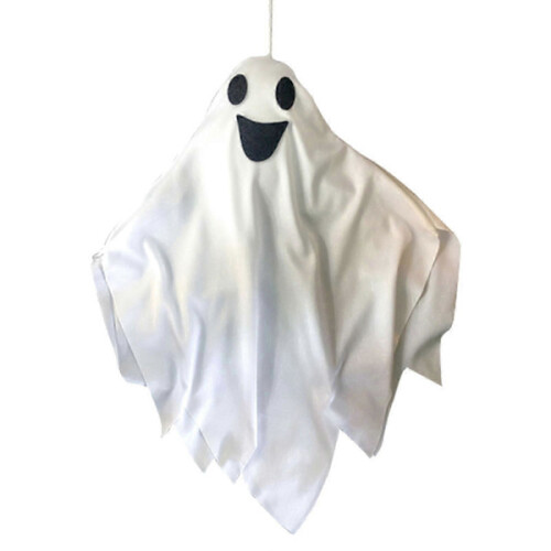 Διακόσμηση με κρεμαστά φαντάσματα για το Halloween με φώτα LED 1