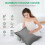Solid Color Twin Pillowcases Gray 2-Pack 18.89" x 29" 2