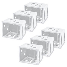 6 Pcs Blinds Bracket End Cover Holder Box Mounting Bracket For Window Blinds