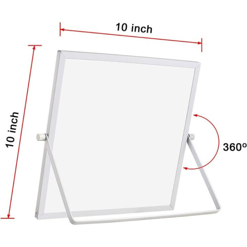 Magnetic Whiteboard Desktop Board with Adjustable Stand for Office and Home Use 1
