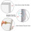 Magnetic Whiteboard Desktop Board with Adjustable Stand for Office and Home Use 3