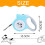 Retractable Dog Leash 16 ft with LED Light, One Button Lock for Small Medium Dogs 2