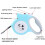 Retractable Dog Leash 16 ft with LED Light, One Button Lock for Small Medium Dogs 3