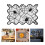 Sets de table ronds en dentelle lavables, motif Halloween 4