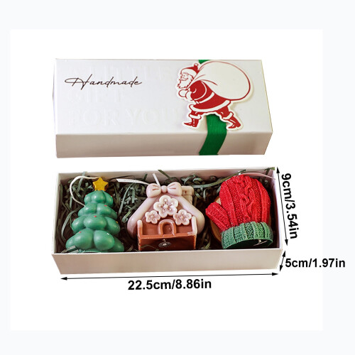 Coffret de 3 bougies parfumées AuroraX pour Noël 2