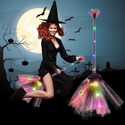 Balai volant de sorcière pour Halloween – 65 cm 1