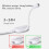 Mini USB genopladelig klipslampe – LED-natlampe til skrivebord 4
