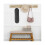 Plastic Bag Holder Wall Mount Organiser with Geometric Pattern, Adjustable Drawstring and Washable Oxford Cloth 5