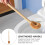 Cepillo de baño de fibra de coco con mango de madera, 49 cm 5