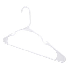 Cintres Ă encoches pour adultes, blanc arctique, lot de 10