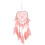 Carillon éolien de rêve avec plumes colorées – 1 pièce 2