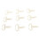 Paper Clips, 100-Piece Set with Anti-Slip Design, Rust-Resistant for Document Classification 2