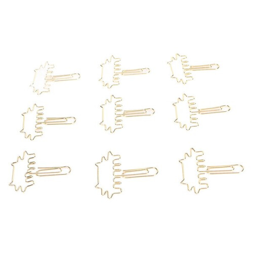 Paper Clips, 100-Piece Set with Anti-Slip Design, Rust-Resistant for Document Classification 1