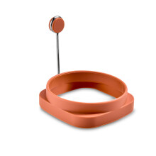Moule à œuf en silicone avec poignée en acier inoxydable 304 –