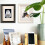 Photo Frame Black White Oak Walnut 4x6 Inches 4