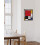 Quadro abstrato de Mondrian, formato retangular, 61 x 91 cm (24 x 36 polegadas). 4