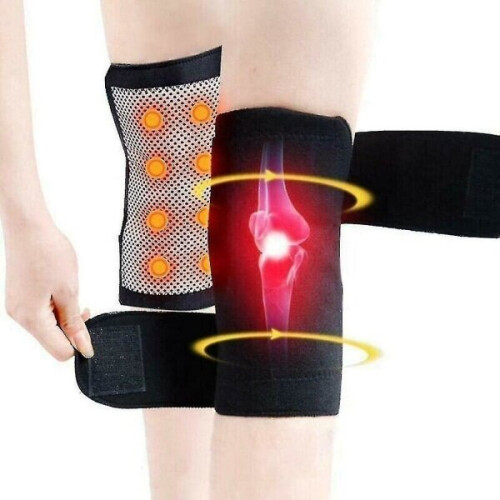 Heated Knee Massager Support Pad for Physiotherapy and Adjustable Fit 2