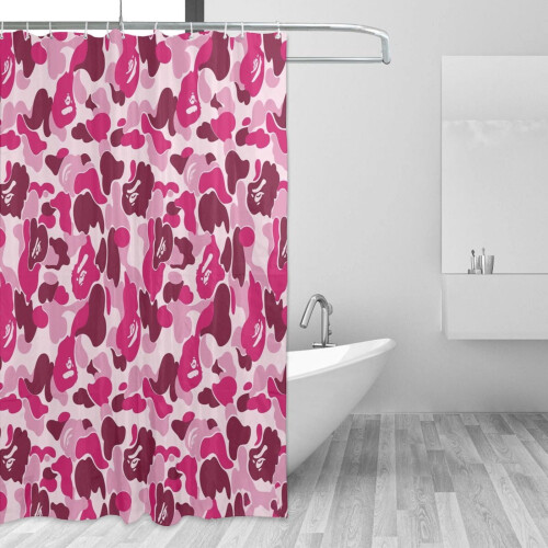 BAPE Shower Curtain 72 x 72 Inches Microfiber 2