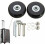 Suitcase Replacement Wheels Universal Fit 50kg Load Capacity Quiet Rolling Bearings 3