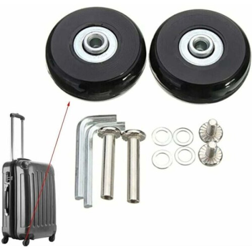 Suitcase Replacement Wheels Universal Fit 50kg Load Capacity Quiet Rolling Bearings 2