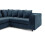 Furniture 786 Jumbo Cord Scatter Back 2c2 Corner Sofa Navy 4