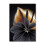 Abstract Gold & Black Leaf Wall Art Canvas 1