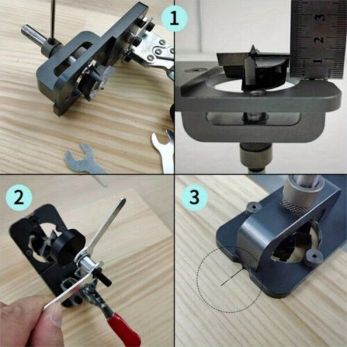 Precision Hinge Drilling Template 35mm 1-Piece for Accurate and Fast Hole Alignment 2