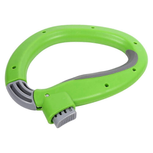 Plastic Grocery Bag Holder with Ergonomic Handle and Press Button for Easy Carrying 2