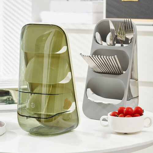 Grön plastköksredskapshållare 2