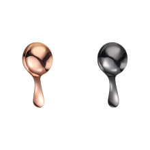 Mini gouden roestvrijstalen lepel voor potjes, thee en suiker – 2 stuks