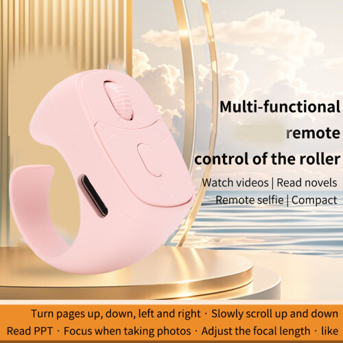 Phone Scroller Fingerspitze Bluetooth 40mAh Pink 2
