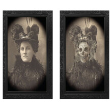 Cadre photo animé 3D d'horreur pour Halloween