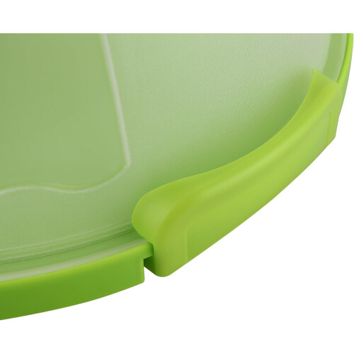 Contenitore portatile per torte con cupola trasparente, 26,4 cm, verde 2