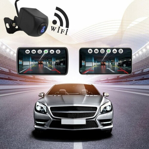 Wireless Backup Camera Compatible with iOS Android, CMOS Sensor, Night Vision, Licence Plate Light Mount 1
