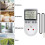 Digital Thermostat Socket, Compatible with UK/EU Sockets, Temperature Control -40C to 120C with Timer, 100-250V Input 3