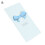 3D-mönster gratulationskort papper 10-pack 16x8cm 2