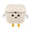Beige Hanging Kitchen Trash Can with Lid26x25x15cm 4