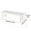 Small Planter Stand, Solid Wood Bench Style Display for Indoor Outdoor Plants & Decor 2