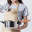Beech Wood Wok Handle Stainless Steel 2 Pcs 5
