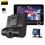 3-Lens Dash Cam with Collision Detection, Front Interior Rear Recording & Reverse View 3