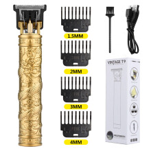 Draadloze tondeuse voor haar en baard met USB-oplaadfunctie
