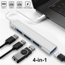 Concentrador USB-C a USB3.0 – 1USB3.0 + 3USB2.0